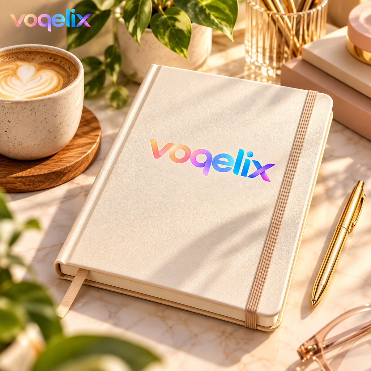 voqelix™ SoftBound Premium Silicone-Feel Notebook