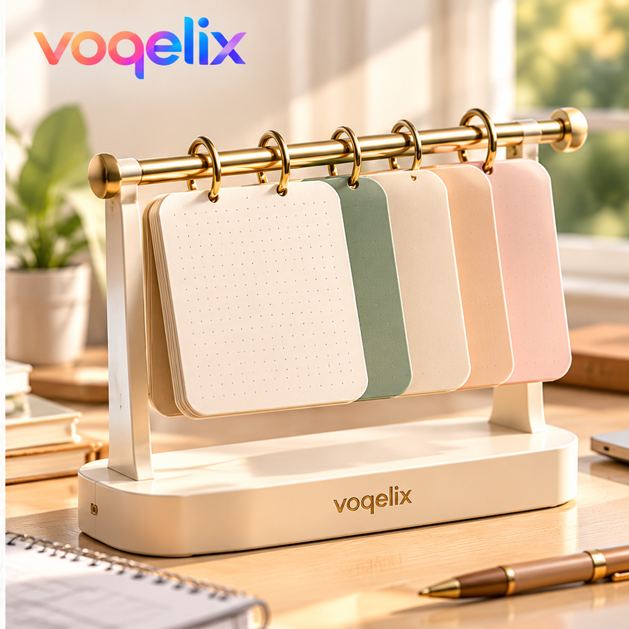 voqelix™ LumaFlip Creative Desktop Planner