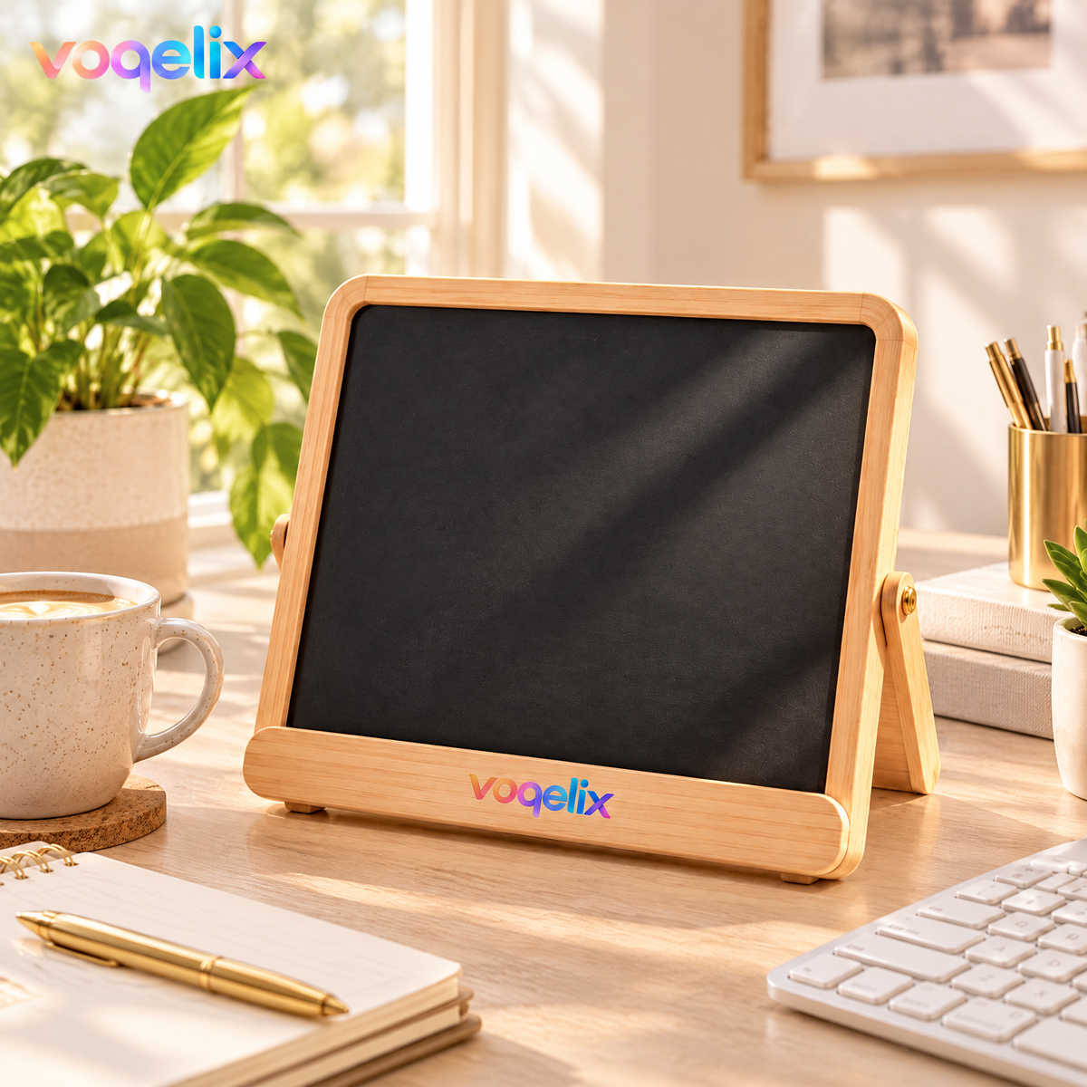 voqelix™ MiniSlate Premium Desktop Blackboard