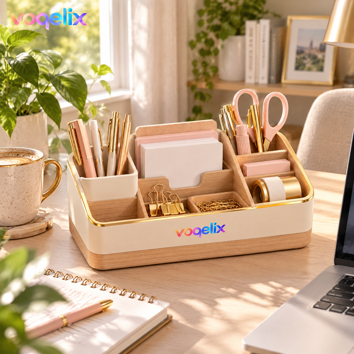 voqelix™ AtelierHub Multifunction Desktop Organizer