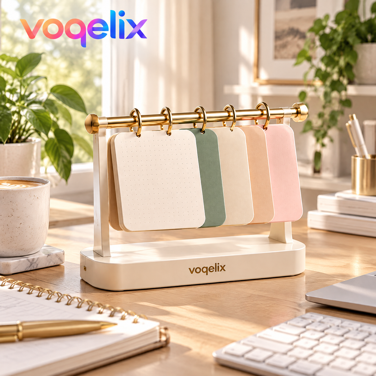 voqelix™ LumaFlip Creative Desktop Planner