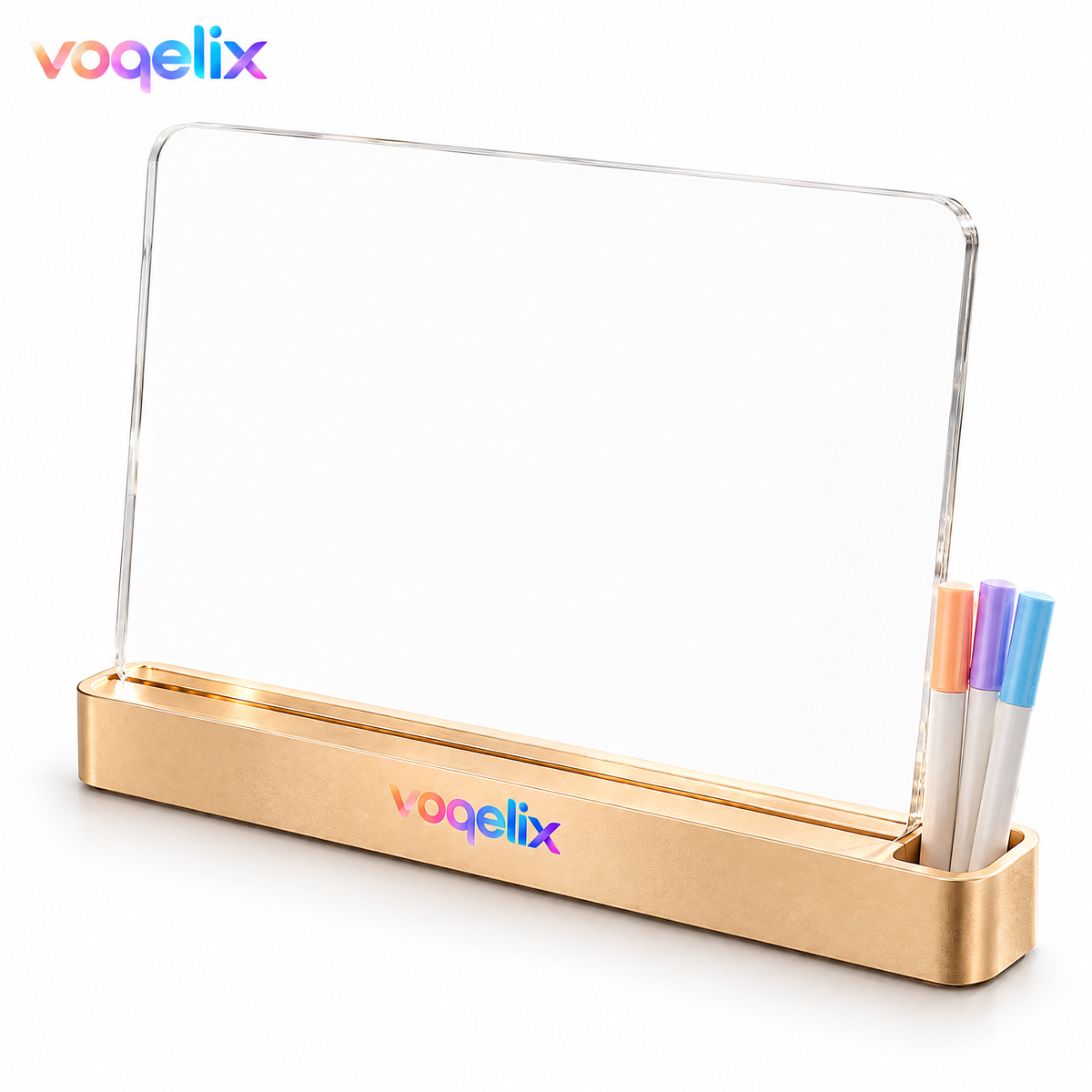 voqelix™ ClearPlan Transparent Acrylic Desktop Planning Board