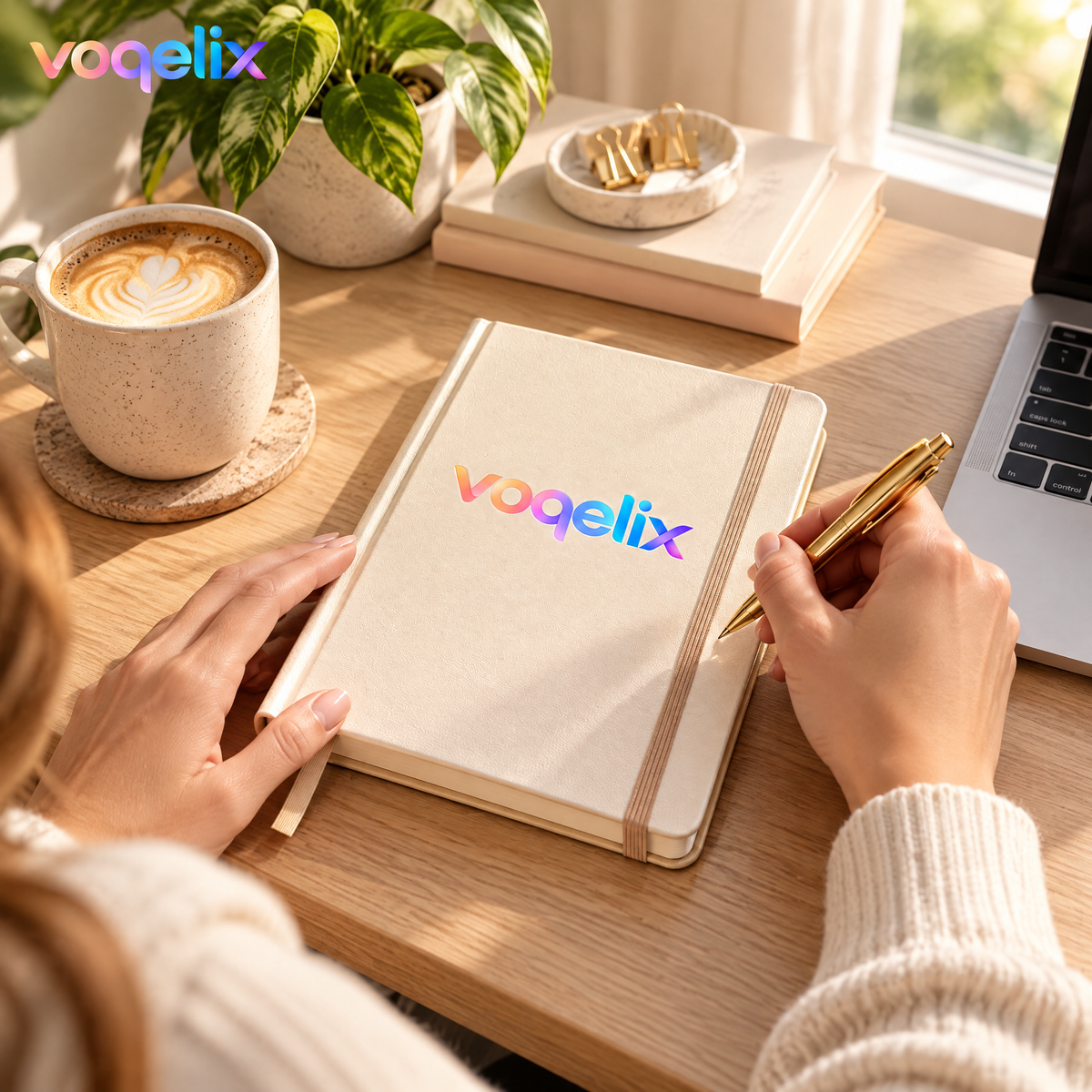voqelix™ SoftBound Premium Silicone-Feel Notebook