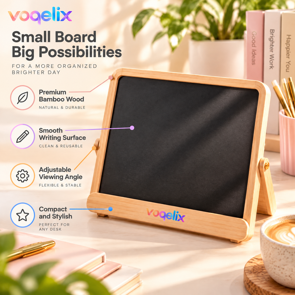 voqelix™ MiniSlate Premium Desktop Blackboard