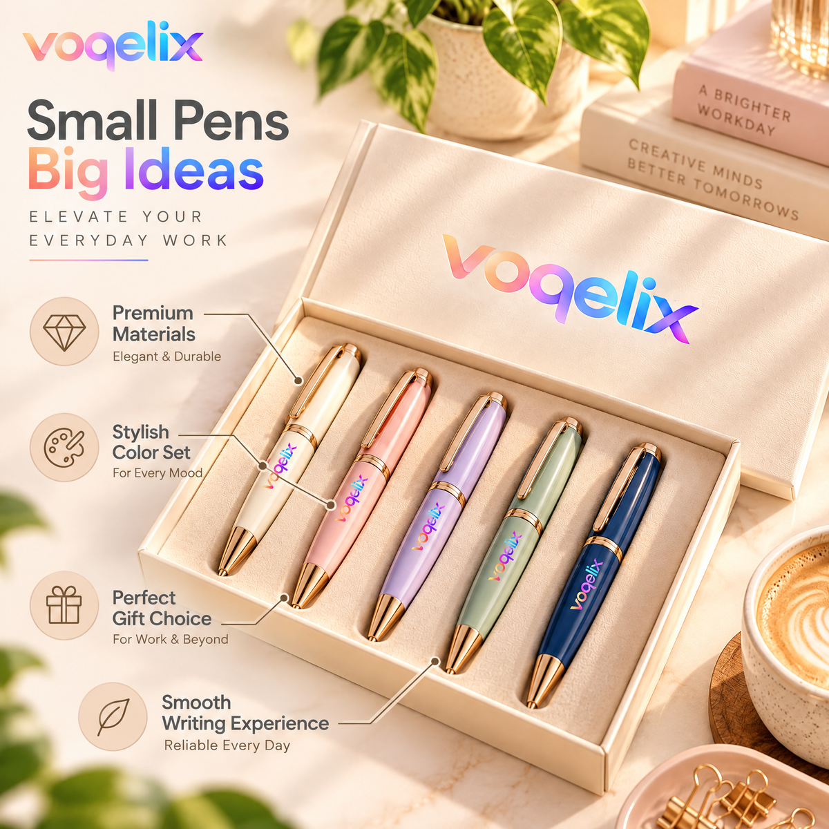 voqelix™ SignatureArc Premium Creative Pen Gift Set