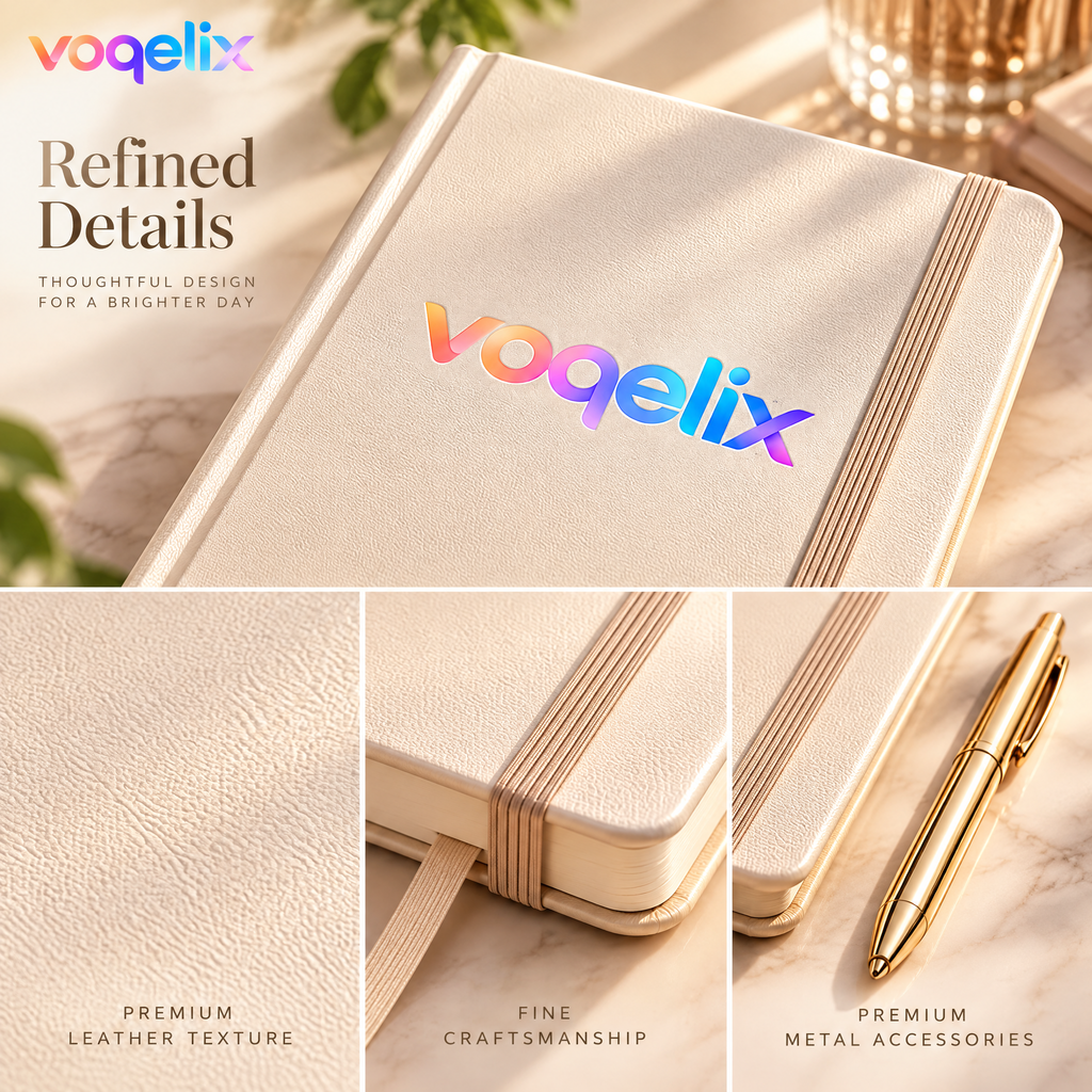 voqelix™ SoftBound Premium Silicone-Feel Notebook