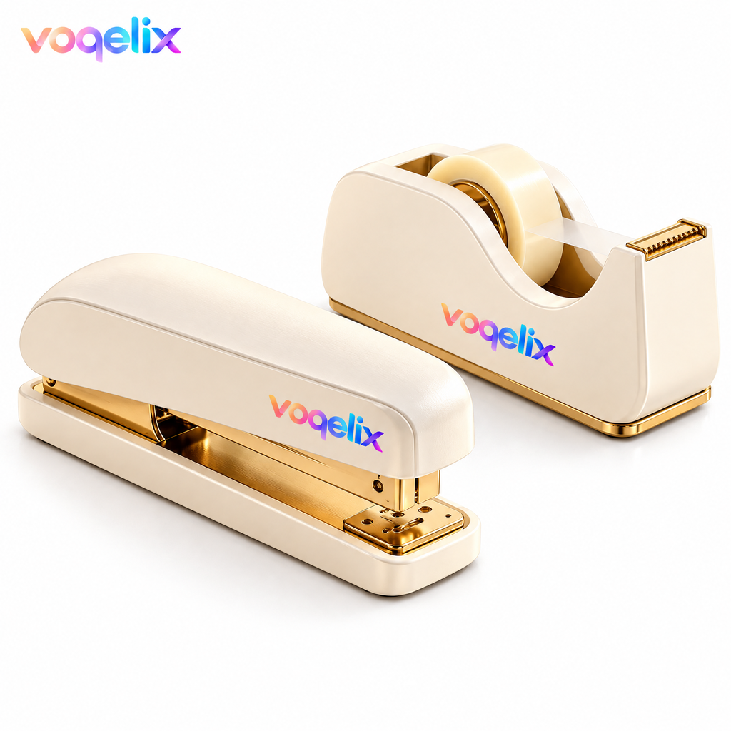 voqelix™ FormLine Premium Stapler & Tape Dispenser Set